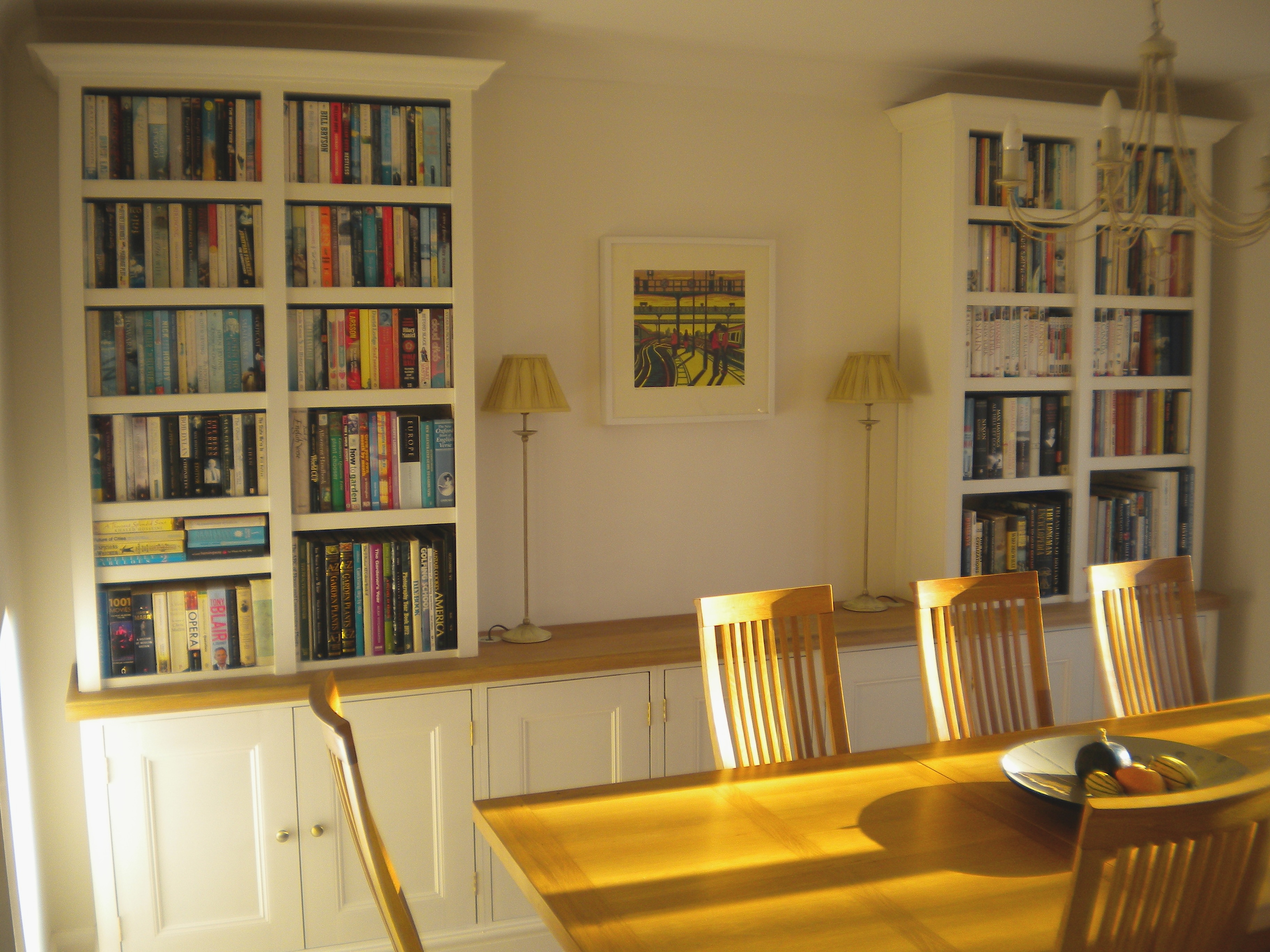 Bookcases, Display Shelves built in and freestanding James Archer
